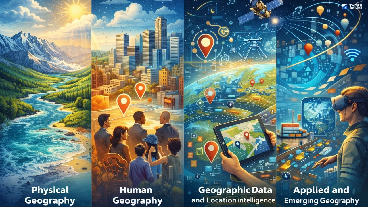 The Four Core Areas of Geography in JR Geo